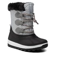 Buty dla dziewczynek - Śniegowce Boatilus Youth Joggy Sport Lace NJ02 VAR.15ZV Szary - miniaturka - grafika 1