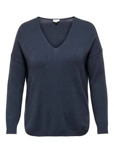 ONLY Sweter w kolorze granatowym - Swetry damskie - miniaturka - grafika 1