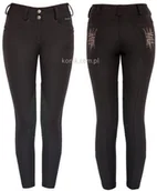 Bryczesy - Pikeur Bryczesy LINETTE II pół lej black - miniaturka - grafika 1