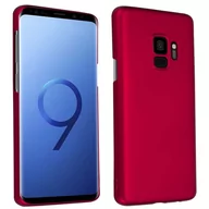 Etui i futerały do telefonów - Pokrowiec Do Samsung Galaxy S9 Etui w METAL CZERWONY Hard Case Cover Obudowa Ochronny Cadorabo - miniaturka - grafika 1