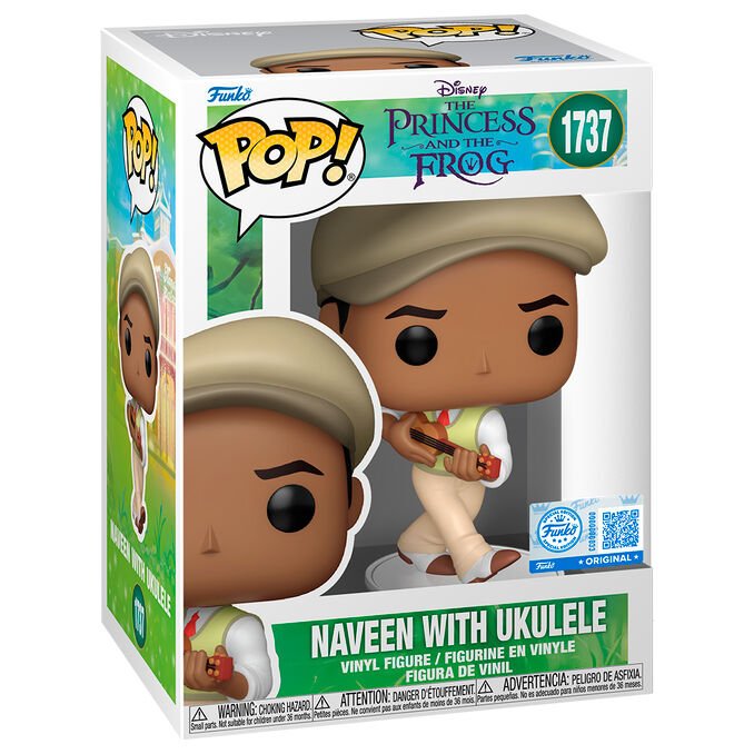 Figurka Funko POP Disney: Księżniczka i Żaba – Naveen z ukulele