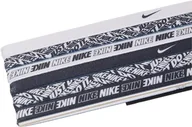 Ozdoby do włosów - Nike Assorted Unisex opaska na czoło z nadrukiem, 6 sztuk, kolor: czarny/biały, rozmiar uniwersalny, N.000.2545.176.OS - miniaturka - grafika 1