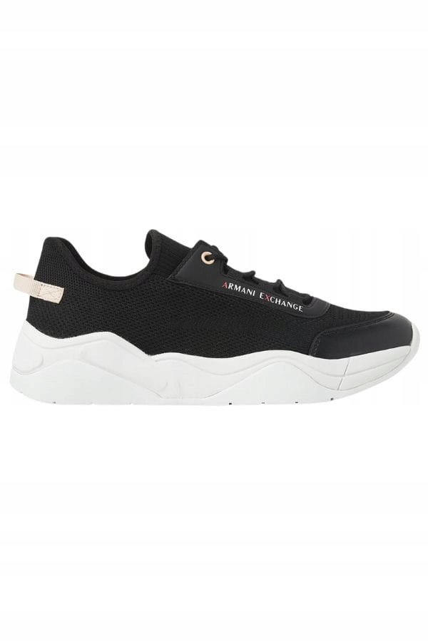 Sneakersy damskie Armani Exchange XDX151 XV832 czarny - Shoes: 37