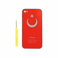 Etui i futerały do telefonów - Etui na iPhone 4s z logo Turcji w kolorze czerwonym - miniaturka - grafika 1