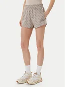 Spodenki damskie - Guess Szorty sportowe V6GD02 K2959 Beżowy Regular Fit - miniaturka - grafika 1