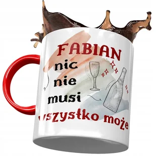 Kubek Czerwony Dla Fabiana Kolegi Męża na Prezent z Nadrukiem ze Zdjęciem + Opakowanie na prezent (wzór 03) - Kubki Kubek Czerwony Dla Fabiana Kolegi Męża na Prezent z Nadrukiem ze Zdjęciem + Opakowanie na prezent (wzór 03) - Kubki - miniaturka - grafika 1