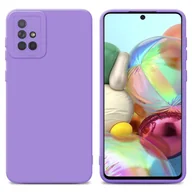 Etui i futerały do telefonów - Pokrowiec Etui Do Samsung Galaxy A71 4G w FLUID JASNY FIOLET TPU Silikonowe Obudowa Ochronny Case Cover Cadorabo - miniaturka - grafika 1