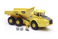 Samochody i pojazdy dla dzieci - Zabawkowe wozidło Volvo A40D z figurką, akcesoriami, sygnałami dźwiękowymi oraz świetlnymi NewRay 1:32 - miniaturka - grafika 1