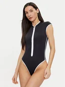 Stroje kąpielowe - Seafolly Strój kąpielowy Beach Bound 60290 Czarny - miniaturka - grafika 1