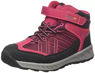 Buty dla dziewczynek - Regatta Unisex dziecięce buty dziecięce Samaris V Junior wodoodporne buty trekkingowe wysoki stan, Różowy ciemny Cerise neonowy różowy Zv2, 18 EU - grafika 1