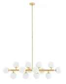 Lampy sufitowe - Kaspa : Lampa wisząca Cumulus 1 złota 10752145 - miniaturka - grafika 1