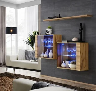ASM Meble Meblościanka SWITCH SB 3 z podświetleniem LED ASM Meble - Meblościanki - miniaturka - grafika 1