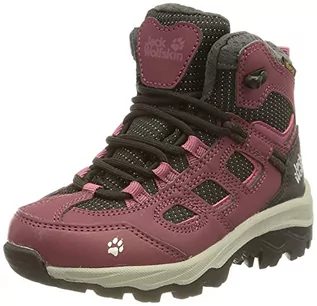 Buty dla dziewczynek - Jack Wolfskin Buty dziecięce Vojo Texapore uniseks, Dark Red Purple, 38 EU - grafika 1