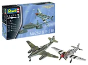 Modele do sklejania - Revell model do sklejania combat set ME262 + P51B 63711 - miniaturka - grafika 1