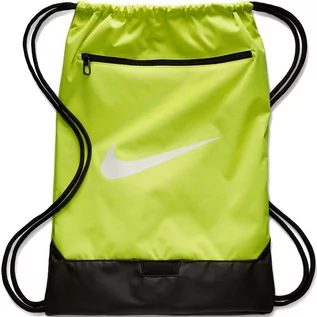 Plecaki worki - Nike, Worek na buty, Brasilia 9.0 BA5953 702, limonkowy, 50x32 cm - grafika 1