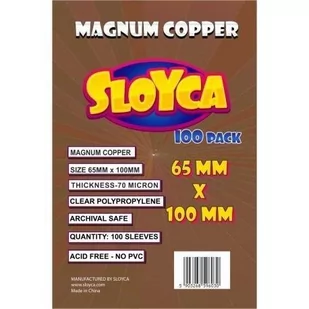 Koszulki Magnum Copper 65x100mm  SLOYCA - Powieści i opowiadania - miniaturka - grafika 1
