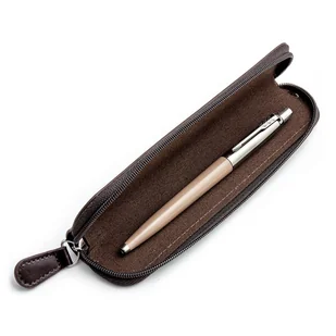 Zestaw prezentowy Parker Jotter Beżowy w brązowym etui - Zestawy piśmiennicze - miniaturka - grafika 1