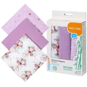 Pieluchy - Babyono Pieluszki Bambusowe Naturalne Z Włókien Bambusa 3-Pak 70 x 70 cm - miniaturka - grafika 1