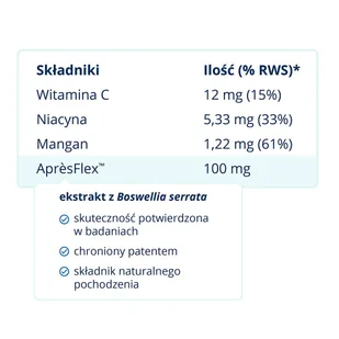 Asa P Zdrowie Sp.o.o. ARTRESAN EFEKT - 30 kaps. 3097841 - Ochrona stawów - miniaturka - grafika 4
