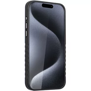 Audi Genuine Leather MagSafe iPhone 15 Pro Max 6.7" czarno-czerwony/black-red hardcase AU-TPUPCMIP15PM-R8/D3-RD - Etui i futerały do telefonów - miniaturka - grafika 3