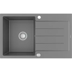 Mexen Bruno zlewozmywak granitowy 1-komorowy z ociekaczem 900 x 500 mm, szary - 6513791010-71 - Zlewozmywaki - miniaturka - grafika 1