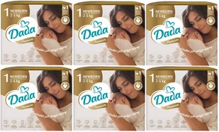 Dada Extra Care, pieluchy jednorazowe, Newborn 1, 2-6 Kg , 6x26szt. - Pieluchy Dada Extra Care, pieluchy jednorazowe, Newborn 1, 2-6 Kg , 6x26szt. - Pieluchy - miniaturka - grafika 1