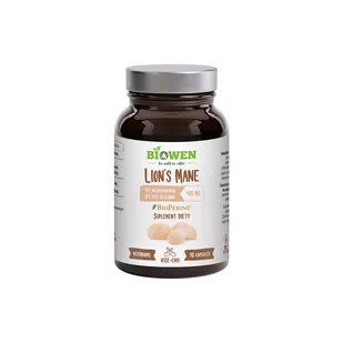 Lion’s Mane 400 mg - 40% polisacharydów, 30% beta-glukanów - kapsułki - Suplementy naturalne - miniaturka - grafika 1