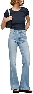 Spodnie damskie - Pepe Jeans Jeansy damskie Willa, Niebieski (Denim-rr4), 25W / 32L - grafika 1