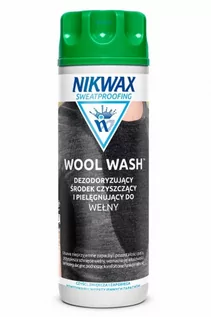 Środki do obuwia i ubrań - Środek piorący do wełny merino Nikwax Wool Wash 300 ml - ONE SIZE - grafika 1