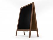 Tablice i flipcharty - Allboards Potykacz stojak kredowy 70x50 cm - miniaturka - grafika 1