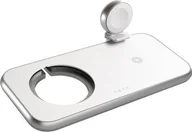 Ładowarki do telefonów - Ładowarka Zens ZENS Aluminium 4w1 - ładowarka bezprzewodowa 45W, kompatybilna z MagSafe (white) - miniaturka - grafika 1