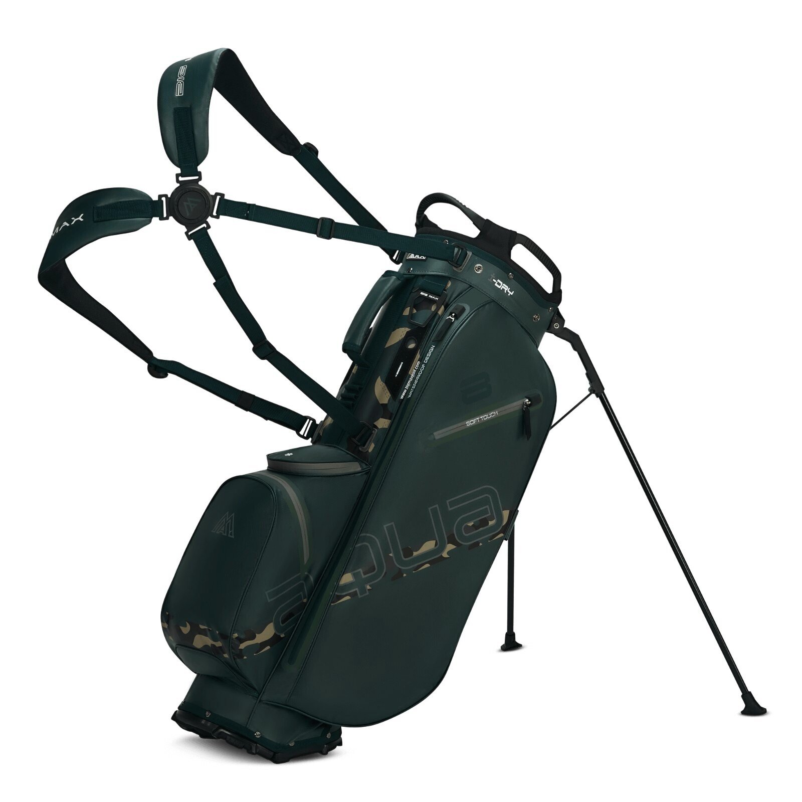 Torba golfowa stand bag Big Max Aqua Eight H Forest Green/Green/Camo