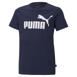 Koszulka Puma ESS Logo Tee Jr 586960 06 - Odzież sportowa dziecięca - miniaturka - grafika 1