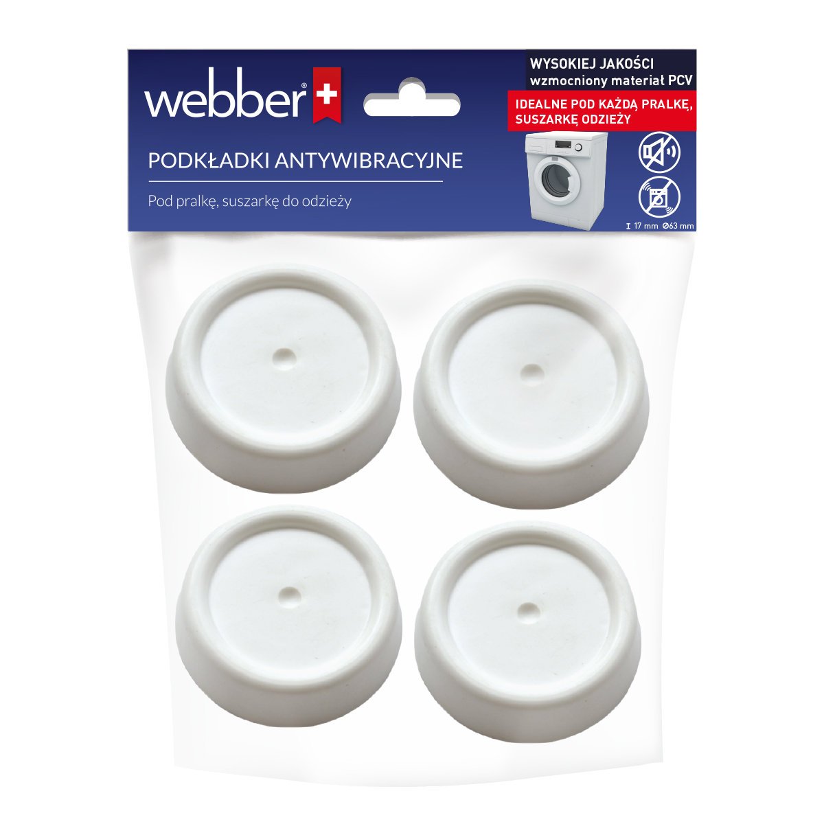 Podkładki antywibracyjny do pralek WEBBER
