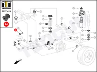 Układ zawieszenia - akcesoria - Poduszka stabilizatora TEDGUM 00373413 60673082 00373413 - miniaturka - grafika 1