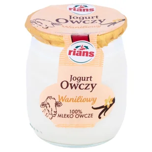 Rians - Jogurt z mleka owczego o smaku waniliowym - Kefiry, jogurty, maślanki - miniaturka - grafika 1