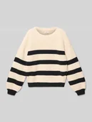 Swetry dla dziewczynek - Sweter z dzianiny o kroju regular fit z dekoltem typu crew neck - miniaturka - grafika 1