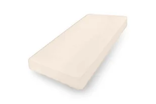 Prześcieradło jersey 130/140x190/200 beżowe jasne z gumką na wysoki materac 30 cm Jersey - Prześcieradła - miniaturka - grafika 1