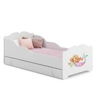 Łóżka dla dzieci i młodzieży - Łóżko dziecięce ANNA z szufladą 140x70 Syrenka - miniaturka - grafika 1