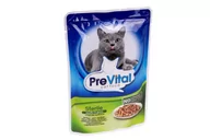 Mokra karma dla kotów - Partner In Pet PreVital z drobiem pełnoporcjowa karma dla dorosłych kotów 100g - miniaturka - grafika 1