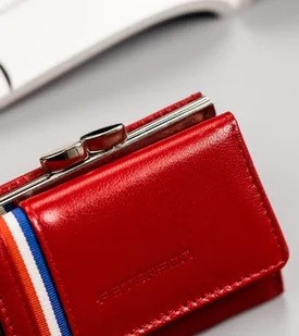 Mały, Skórzany Portfel Damski Z Systemem Rfid Protect Lumarko! - Portfele - miniaturka - grafika 5