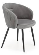 Krzesła - Krzesło tapicerowane K-430 popiel welur - miniaturka - grafika 1
