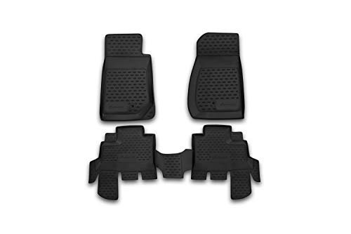Maty gumowe Element dopasowane maty podłogowe Jeep Wrangler 4 drzwi 2007-2018 4 sztuki