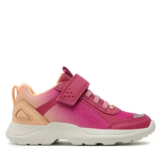 Buty dla dziewczynek - Sneakersy Superfit 1-000211-5520 M Pink/Orange - grafika 1