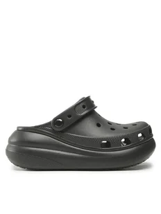 Crocs Klapki Classic Crush Clog 207521 Czarny - Klapki i japonki damskie - miniaturka - grafika 1