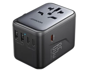 Adapter podróżny JOYROOM JR-TCW02 65W Czarny | Bezpłatny transport - Kostki, złączki, wtyczki - miniaturka - grafika 3