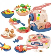 Masy plastyczne - Ciastolina makaron maszynka ciasto masa plastyczna zestaw kreatywny 24w1 - miniaturka - grafika 1