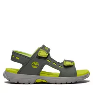 Buty dla chłopców - Sandały Timberland Moss Jump 2 Strap Sandal TB0A66T1L951 Dark Green - miniaturka - grafika 1