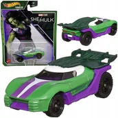 Klocki - Hot Wheels Marvel She-Hulk Auto Samochodzik Metalowy Kolekcjonerski Mattel - miniaturka - grafika 1