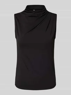 Top o kroju regular fit ze stójką model ‘MADISON’ - Koszulki i topy damskie - miniaturka - grafika 1